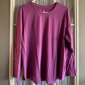 J. Jill sleep fuschia ultra soft long sleeve top